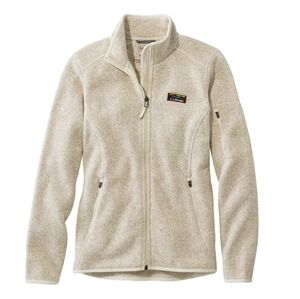 Women's L.L.Bean Sweater Fleece Full-Zip Jacket In Color Sailcloth